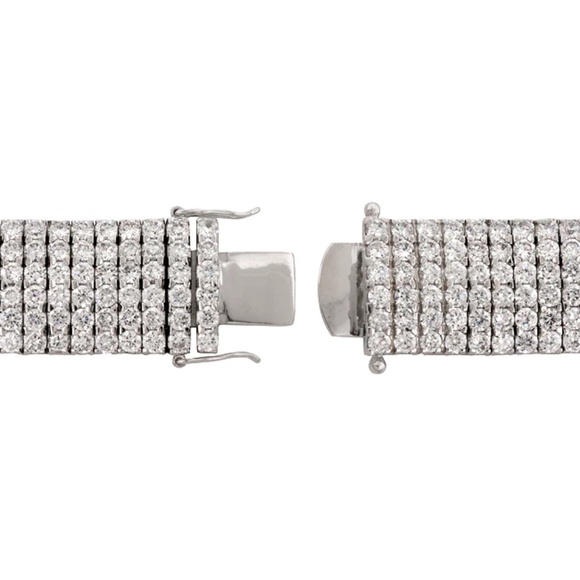 Cubic Zirconia Elegance Formal Bracelet - Picture 2 of 3